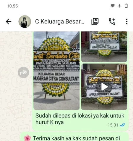 Pengiriman Papan Bunga Duka Mranggen
