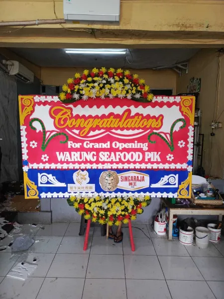 Papan Bunga Ucapan Selamat Mranggen
