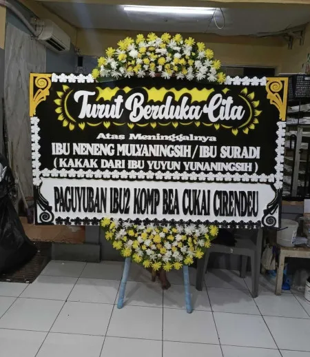 Papan Bunga Duka Mranggen